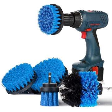 shopping  ציוד ואבזרי הרכב  SAFETYON Drill Brush 4 Pieces Attachment Electric Drill Brushes for Cleaning Pool Tile Flooring Brick Ceramic Marble Grout Bathroo