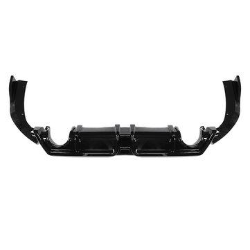 shopping  ציוד ואבזרי הרכב  3Pcs Glossy Black Car Rear Bumper Diffuser For Honda Civic 2016-2019