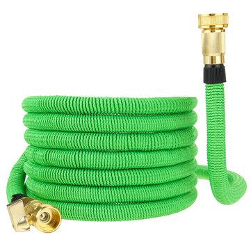 shopping  ציוד ואבזרי הרכב  20/50/75/100FT Expandable Garden Water Hose Flexible Latex Tube US Pipe Watering