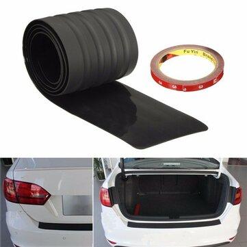 shopping  ציוד ואבזרי הרכב  Rubber Rear Bumper Protector Trim Cover for VW Golf Passat Benz Audi BMW Mazda 91*7.8*0.3cm