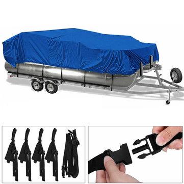 shopping  ציוד ואבזרי הרכב  17-20Ft / 21-24Ft Heavy Duty 210D Waterproof Pontoon Boat Cover Fish Ski Beam