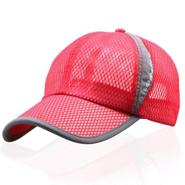 shopping בגדי גברים Unisex Men Women Mesh Breathable Summer Hat Sport Adjustable Buckle Baseball Cap