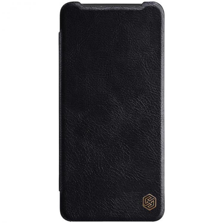 shopping כיסויים לטלפון NILLKIN OnePlus 7T Qin Series Vintage Flip Card Slot Holder PC Bumper PU Leather Protective Case