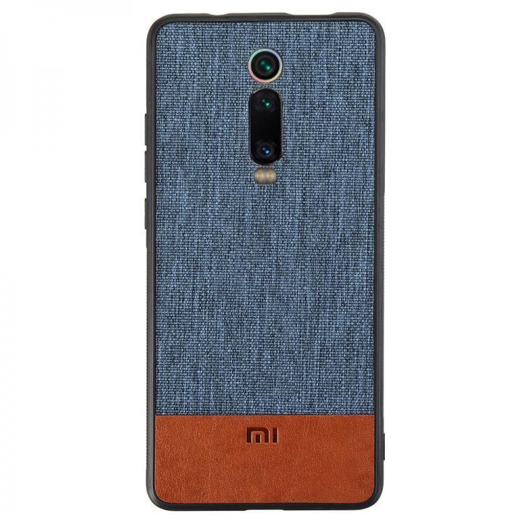 shopping כיסויים לטלפון Bakeey Luxury Canvas Fabric Splice Soft Silicone Edge Shockproof Protective Case for Xiaomi Mi 9T / Xiaomi Mi 9T PRO / Xiaomi Redm