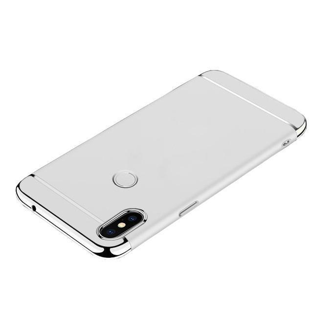 shopping כיסויים לטלפון Bakeey Ultra-thin 3 in 1 Plating Frame Splicing PC Hard Protective Case For Huawei Honor 10 Lite / Huawei P Smart 2019