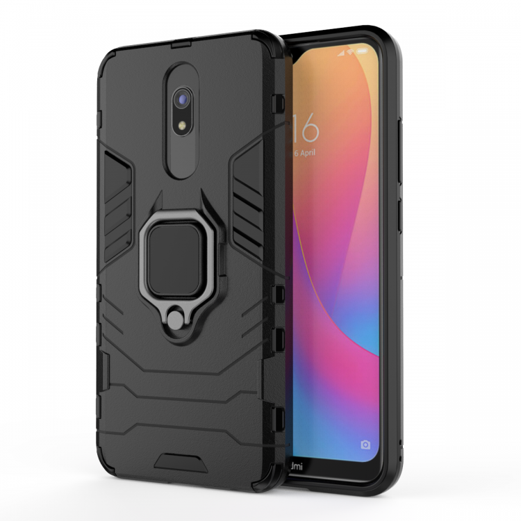 shopping כיסויים לטלפון Bakeey Armor Magnetic Card Holder Shockproof Protective Case For Xiaomi Redmi 8 / Redmi 8A