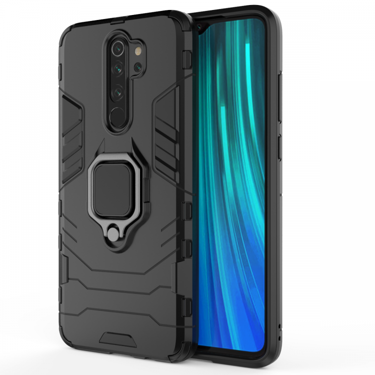 shopping כיסויים לטלפון Bakeey Armor Magnetic Card Holder Shockproof Protective Case For Xiaomi Redmi Note 8 PRO
