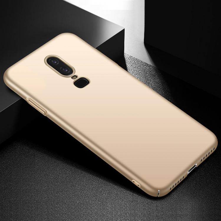 shopping כיסויים לטלפון Bakeey Ultra-thin 3 in 1 Plating Frame Splicing PC Hard Protective Case For OnePlus 6