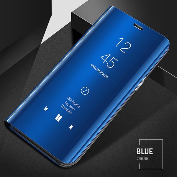 shopping כיסויים לטלפון Bakeey&trade; Plating Mirror Window Shockproof Flip Full Cover Protective Case for Xiaomi Mi Note 3