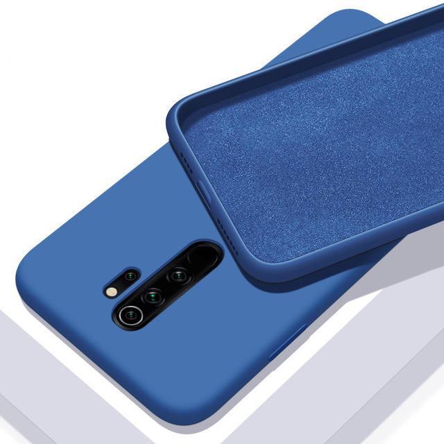 shopping כיסויים לטלפון Bakeey Smooth Liquid Silicone Rubber Back Cover Protective Case for Xiaomi Redmi Note 8 Pro