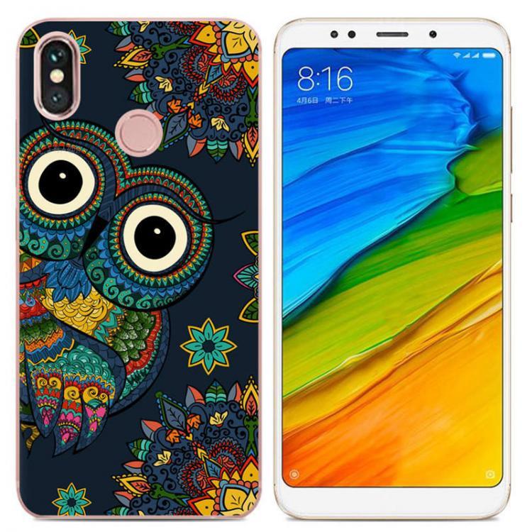 shopping כיסויים לטלפון Colorful Shockproof Soft TPU Back Cover Protective Case for Xiaomi Redmi Note 5 / Note 5 Pro