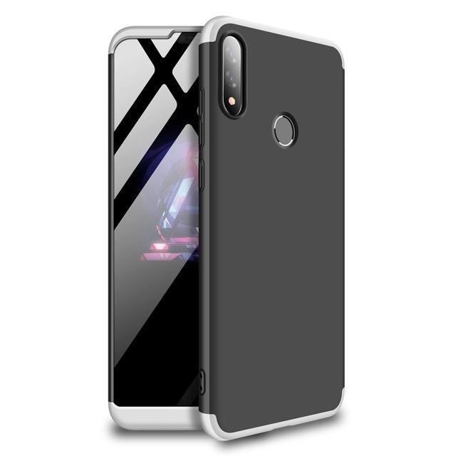 shopping כיסויים לטלפון Bakeey 3 in 1 Double Dip 360&deg; Hard PC Protective Case For Asus Zenfone Max Pro (M2) ZB631KL