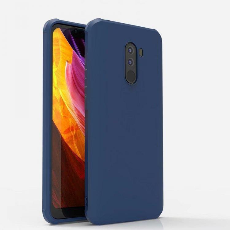 shopping כיסויים לטלפון Bakeey Shockproof Soft Silicone Protective Case For Xiaomi Pocophone F1
