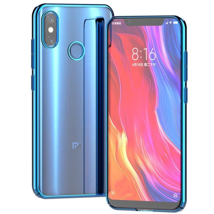 shopping כיסויים לטלפון Bakeey Color Plating PC Hard Transparent Back Cover Protective Case For Xiaomi Mi8 Mi 8 6.21 inch