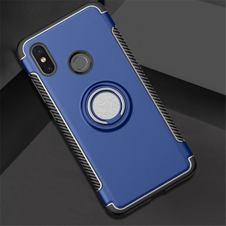 shopping כיסויים לטלפון Bakeey&trade; Shockproof Soft TPU Back Cover Protective Case with Ring Holder for Xiaomi Redmi Note 6 Pro