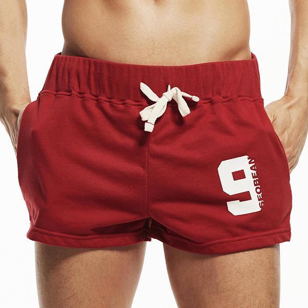 shopping מכנסיים SEOBEAN Men's Elastic Waist Home Pants Casual Arrow Sports Beach Shorts