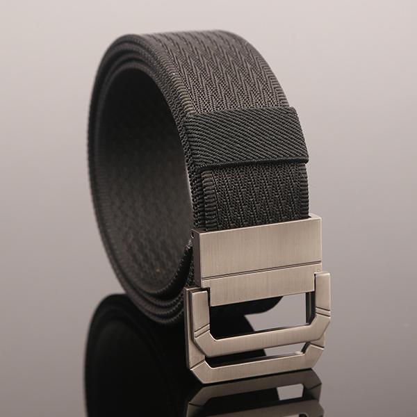 shopping מכנסיים 130CM Mens Double Ring Buckle Belt Nylon Military Tactical Durable Sport Jeans Waistband