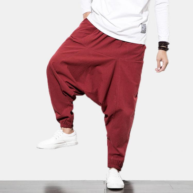 shopping מכנסיים Casual Harem Pants Nepalese Loose Hanging Pants