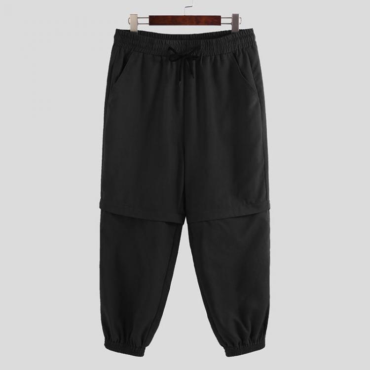 shopping מכנסיים Mens Switchable Long Pants Shorts Fashion Casual Cargo Trousers