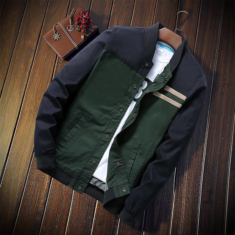 shopping מעילים וג׳קטים Mens Fashion Thick Cotton Turn Down Collar Casual Jacket