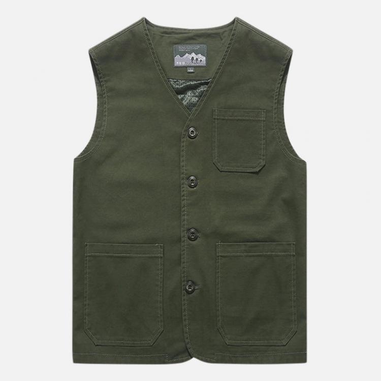 shopping מעילים וג׳קטים Mens Plus Size Outdoor Mesh Breathable Pockets Cotton Vest Sleeveless Jacket