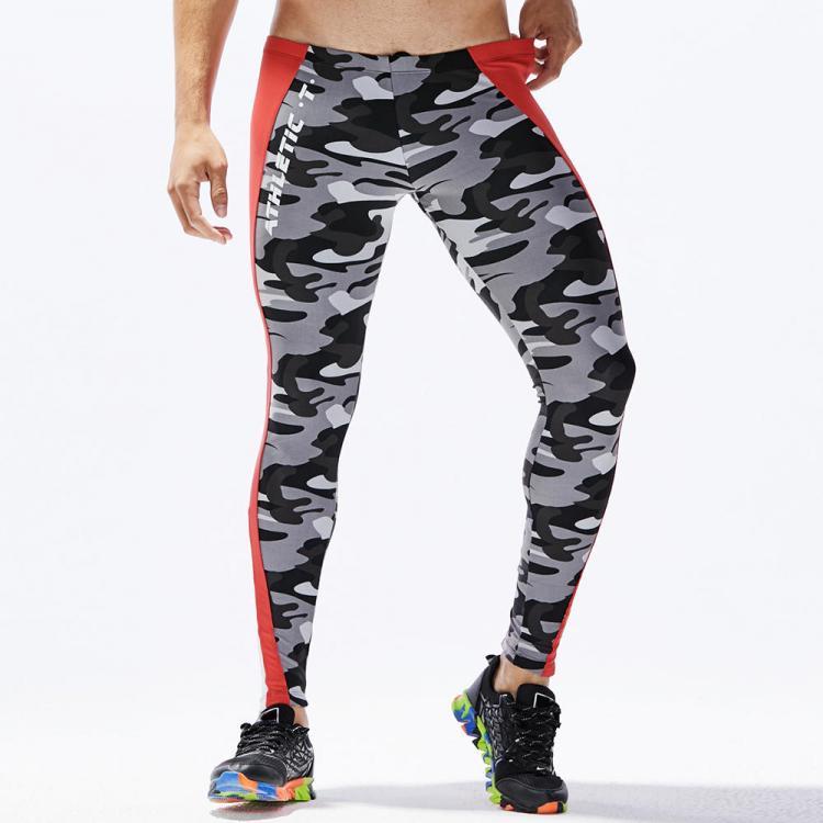 shopping בגדי ספורט Men's Camouflage Breathable Shapwear Pants Home Sport Sleepwear Yoga Swimming Trousers