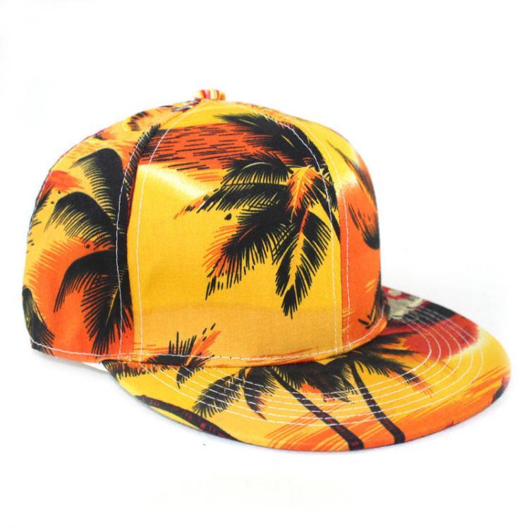 shopping אקססורייז Coconut Tree Beach Style Seaside Baseball Cap Flat Along Hip Hop Hat