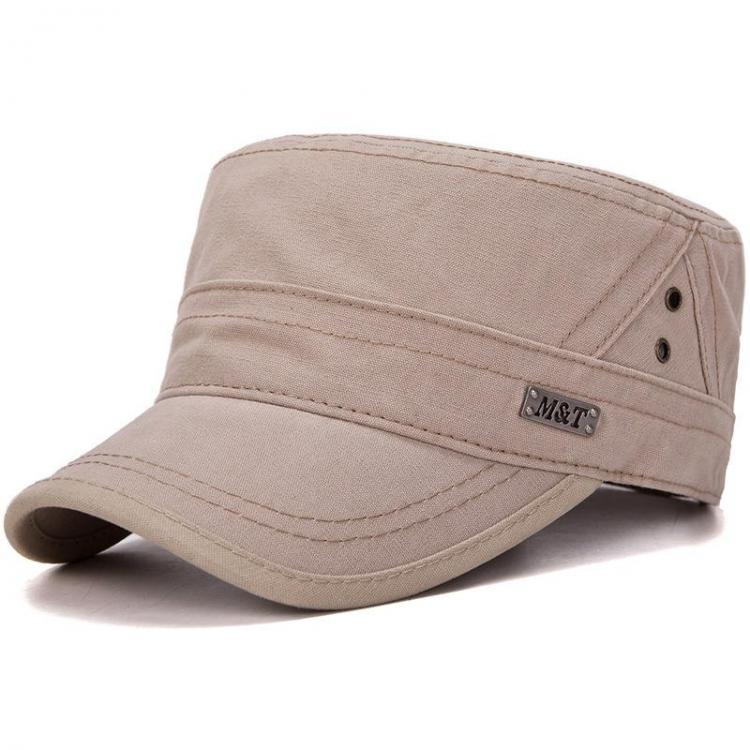 shopping אקססורייז Men Women Thin Vogue Cotton Solid Color Flat Hats Sunshade Casual Outdoors Adjustable Caps