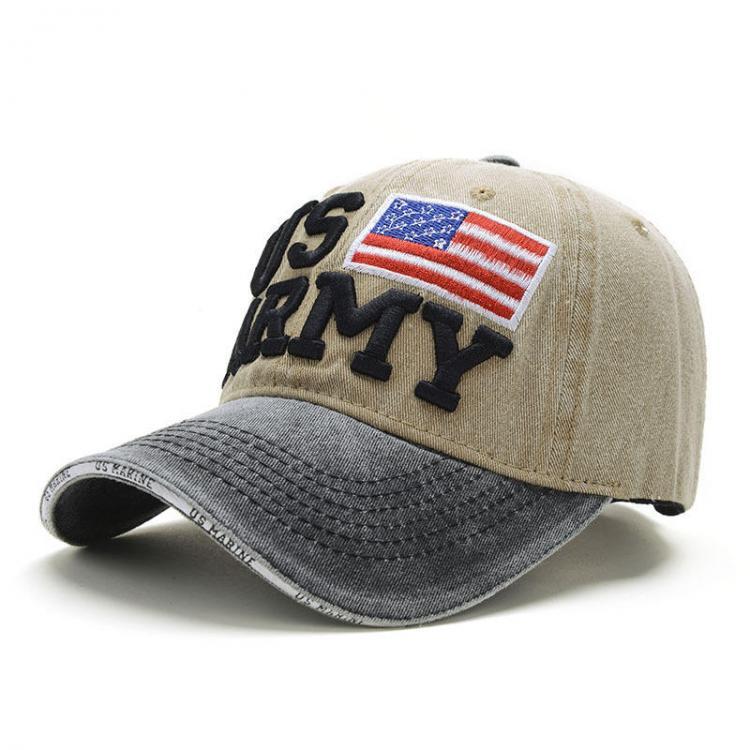 shopping אקססורייז Unisex Vintage Patriotic Baseball Cap Stylish Distressed American Flag Cap Hat