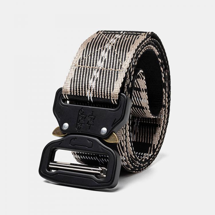 shopping אקססורייז 160cm Nylon Waist Leisure Belts Zinc Alloy Tactical Belt Quick Release Inserting Buckles