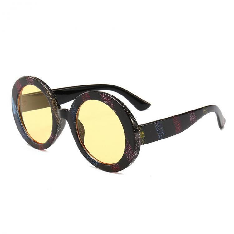shopping אקססורייז Men Women UV400 Round Frame Sunglasses Outdoor Retro Non-polarized Goggle