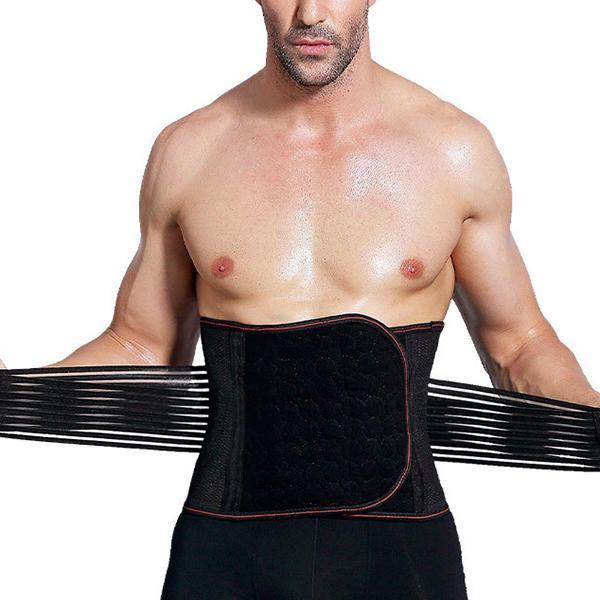 shopping אקססורייז Men Elastic Slimming Belt Belly Body Sculpting Slim Trainning Waistband
