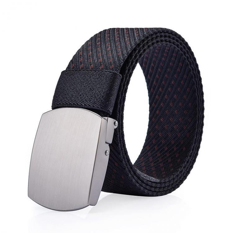 shopping אקססורייז 125CM Mens Women Nylon Alloy Buckle Belt Outdoor Casual Military Tactical Durable Pants Strips