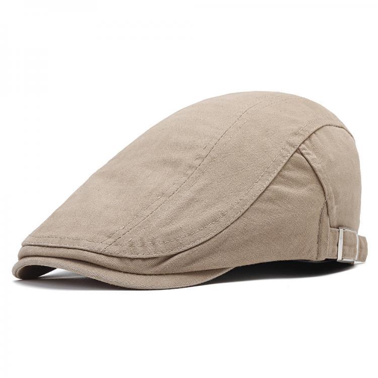 shopping אקססורייז Mens Unisex Cotton England Style Painter Beret Hat Adjustable Sunscreen Newsboy Caps