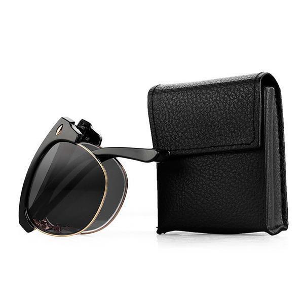 shopping אקססורייז Men Women Folding Presbyopic Glasses With Glasses Case Vintage Metal Frame Reading Glasses