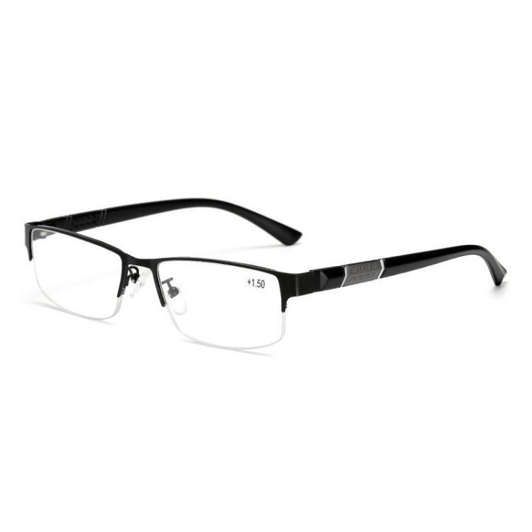 shopping אקססורייז Men Women Round Half-Frame Readers Reading Glasses Stylish Retro Computer Glasses