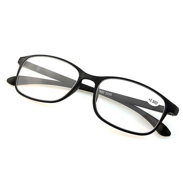 shopping אקססורייז Men Women TR90 Flexible Reading Glasses Ultra-light Pressure Reduce Eyeglass