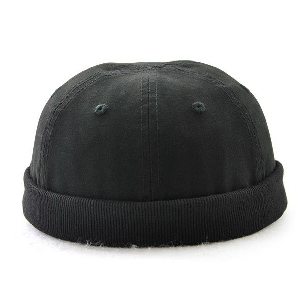shopping אקססורייז Men Plus Size Hats Retro Solid Brimless Hat Adjustable Warm Skullcap Sailor Cap