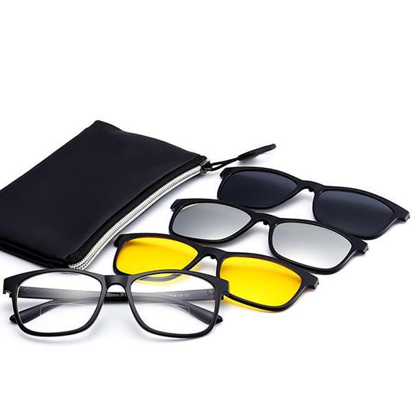 shopping אקססורייז 3 Piece Magnet Dual-Purpose Reading Glasses Lens With Glasses Frame for Men and Women