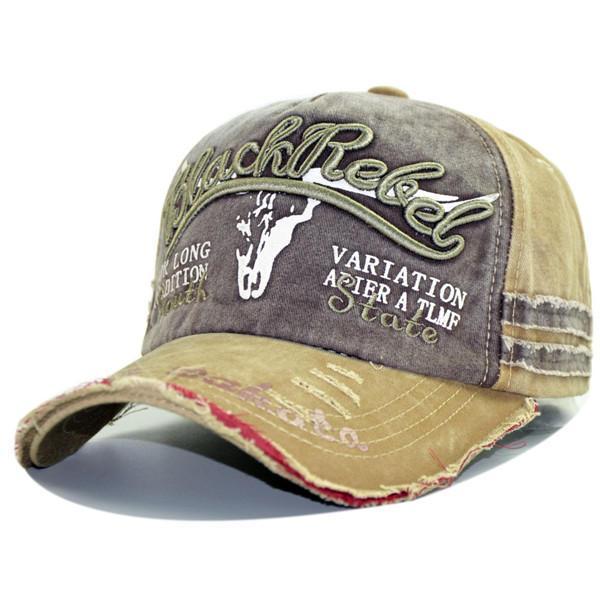 shopping אקססורייז Men Adjustable Embroidery Letter Denim Hat Summer Outdoor Sports Cap