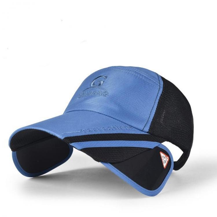 shopping אקססורייז Unisex Men Women Polyester Mesh Wide Brim Baseball Cap Adjustable Breathable Outdoor Hat