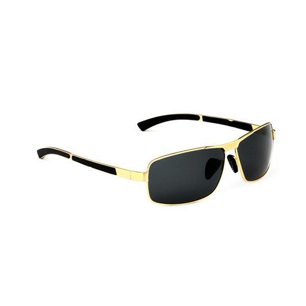 shopping אקססורייז Men Polarized Sunglasses Vintage Outdoor Sports Driving Square Full Frame Gafas Eyewear