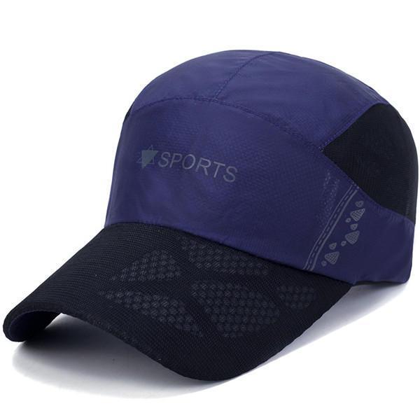 shopping אקססורייז Men Women Mesh Quick Dry Hat Printting Breathable Baseball Cap Outdoor Sport Sunshade Peaked Caps