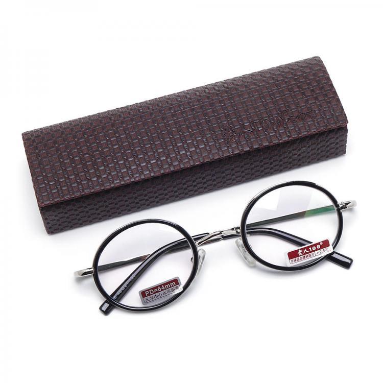 shopping אקססורייז Men Women Retro Round Presbyopic Glasses HD Comfortable Reading Glasses With Case