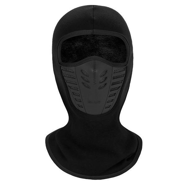 shopping אקססורייז Men Women Plus Velvet Balaclava Cycling Ski Face Mask Thicken Fleece Caps Dustproof Mask