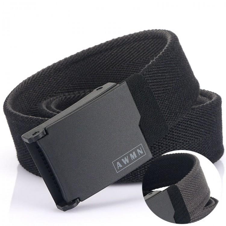 shopping אקססורייז AWMN 200G 125M Metal-Free Canvas Casual Belt Adjustable Length Men's Jeans Belt Breathable And Wear-Resistant