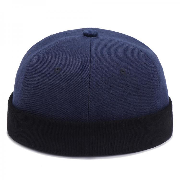 shopping אקססורייז Mens Womens Cotton Adjustable French Brimless Hats Outdoor Plain Skullcap Sailor Cap