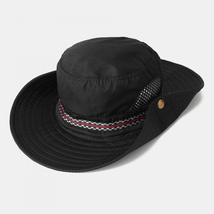 shopping אקססורייז Men Woman Quick-drying Fisherman Bucket Hat Foldable Visor Hat With Embroidery