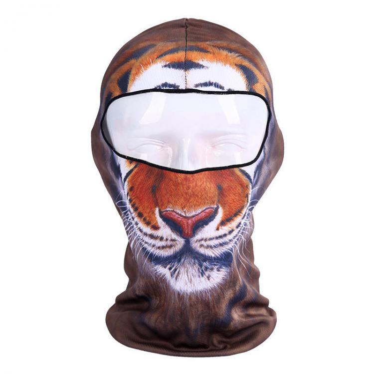 shopping אקססורייז 3D Print Balaclava Animal Windproof Sweat Wicking Riding Mask Outdoor Neck Protector Face Mask Cap