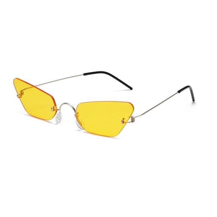 shopping אקססורייז Unisex Vogue Vintage Frameless Metal Marine Sunglasses Outdoor Travel Beach Sunglasses